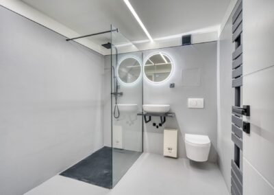 Badezimmer einer Immobilie zum Verkauf. Fotograf für Immobilien in Leipzig, Dresden und Halle.